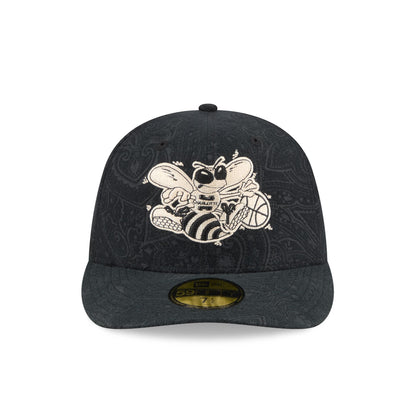 Charlotte Hornets Three Looms Brushed Cotton 59FIFTY Fitted Hat
