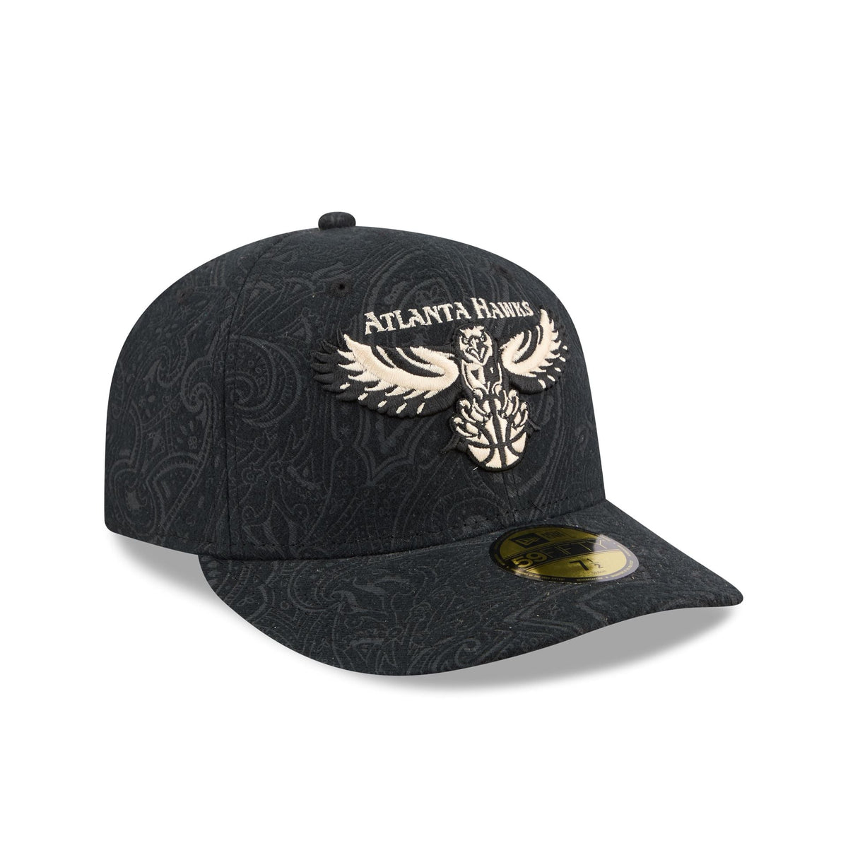 Atlanta Hawks Three Looms Brushed Cotton 59FIFTY Fitted Hat