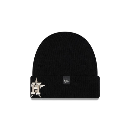 Houston Astros Cashmere Black Cuff Knit Hat