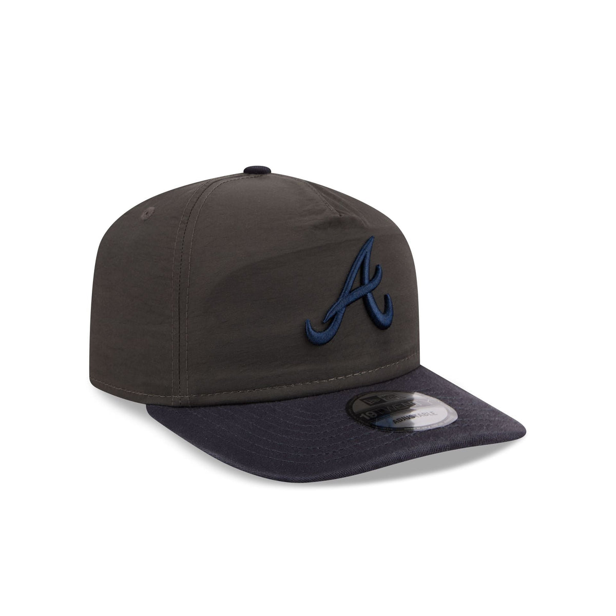 Atlanta Braves Three Looms Nylon Black 19TWENTY Adjustable Hat