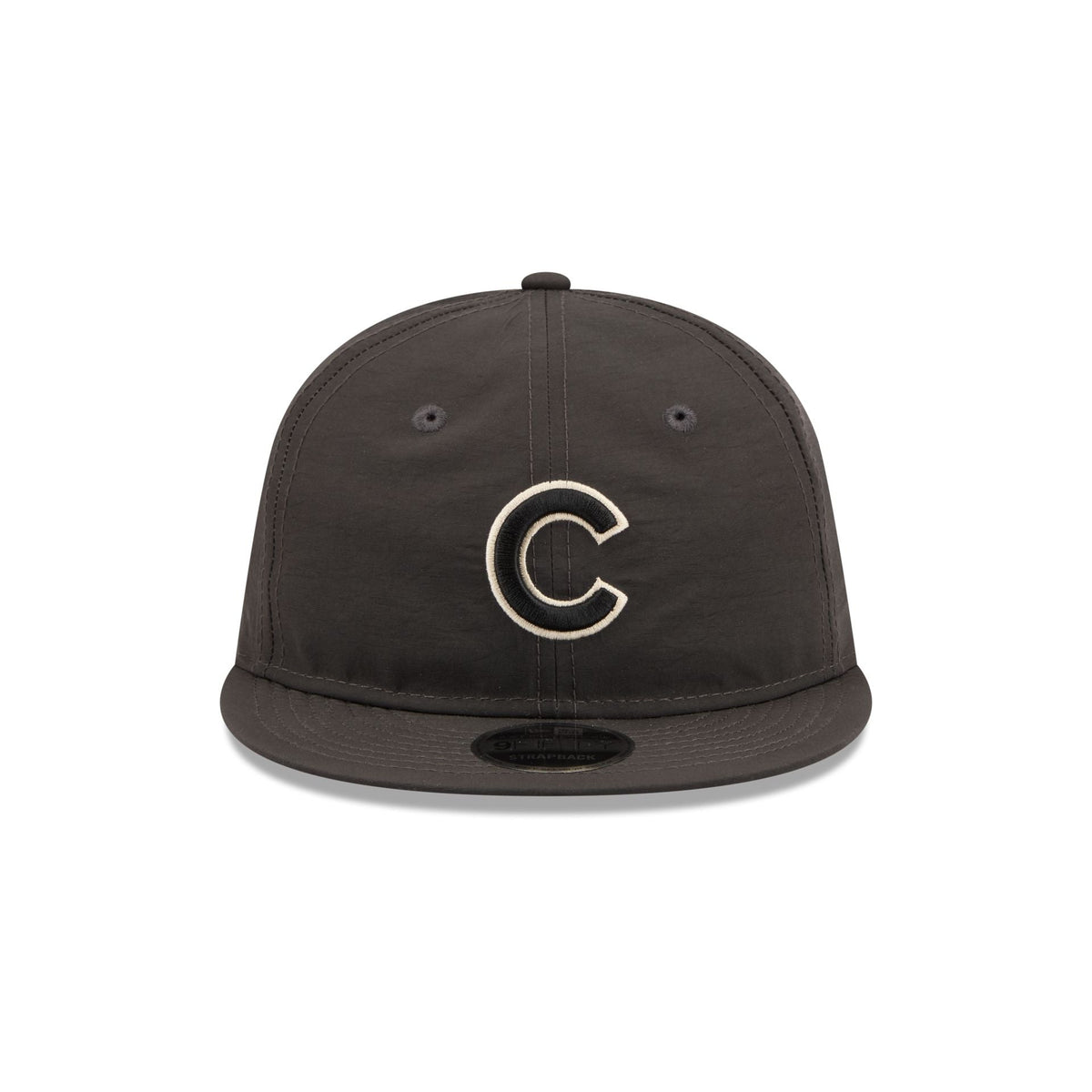 Chicago Cubs Three Looms Nylon Black Retro Crown 9FIFTY Adjustable Hat