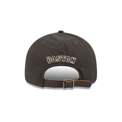 Boston Red Sox Three Looms Nylon Black Retro Crown 9FIFTY Adjustable Hat