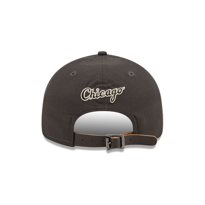 Chicago White Sox Three Looms Nylon Black Retro Crown 9FIFTY Adjustable Hat