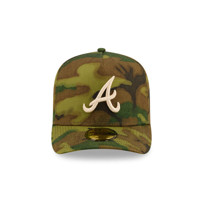 Atlanta Braves Three Looms Ripstop Camo 59FORTY A-Frame Fitted Hat