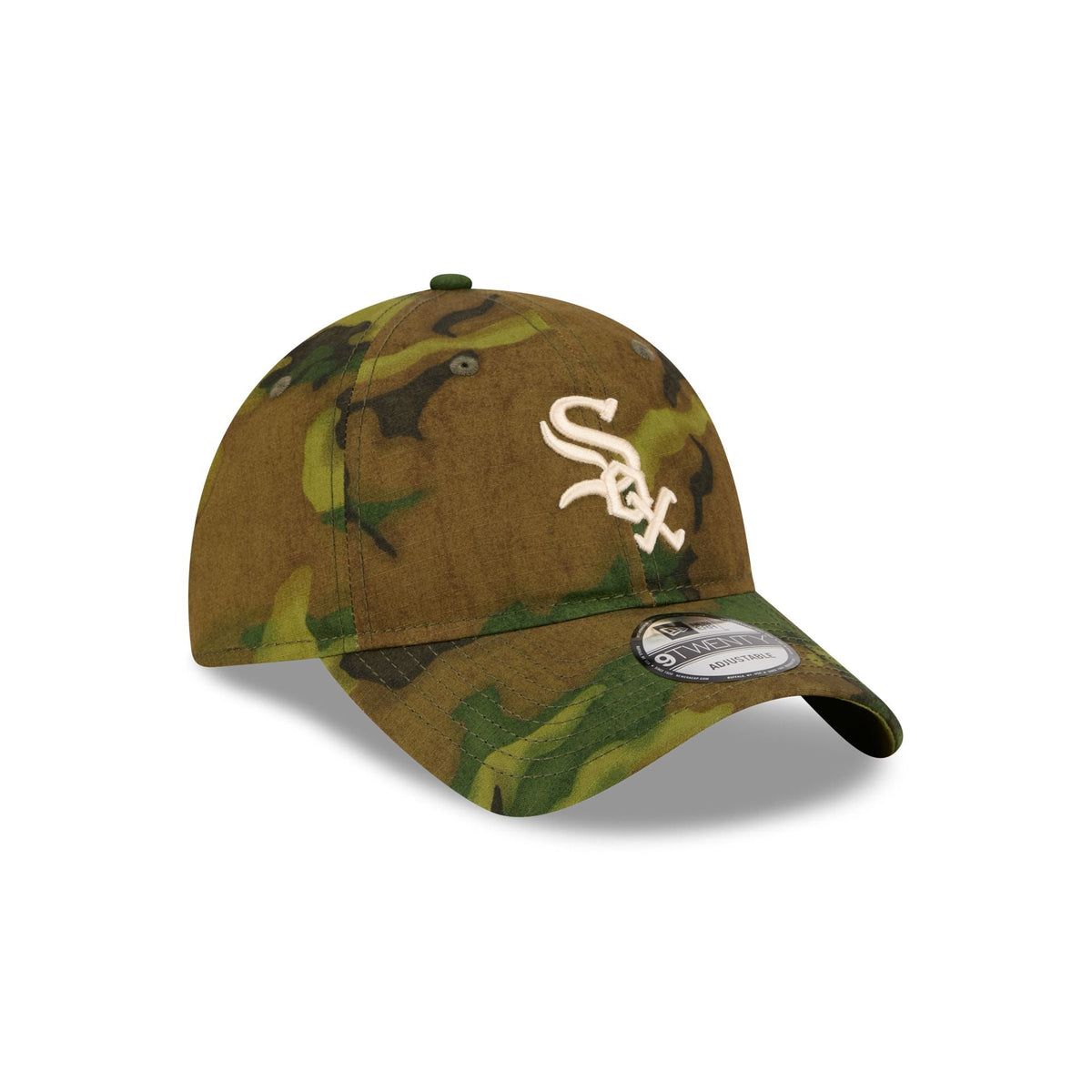 Chicago White Sox Three Looms Ripstop Camo 9TWENTY Adjustable Hat