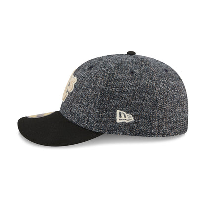 Athletics Three Looms Tweedy Cotton Black 59FIFTY Fitted Hat