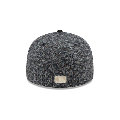 Athletics Three Looms Tweedy Cotton Black 59FIFTY Fitted Hat
