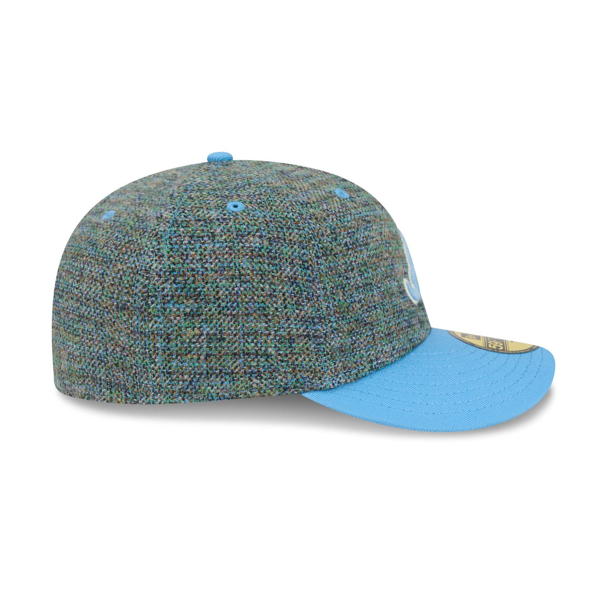 Atlanta Braves Three Looms Tweedy Cotton Radiant Blue 59FIFTY Fitted Hat