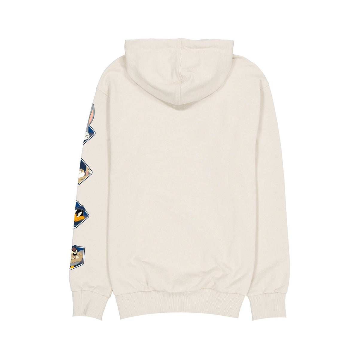 Chicago Cubs Looney Tunes Diamond Chrome White Hoodie