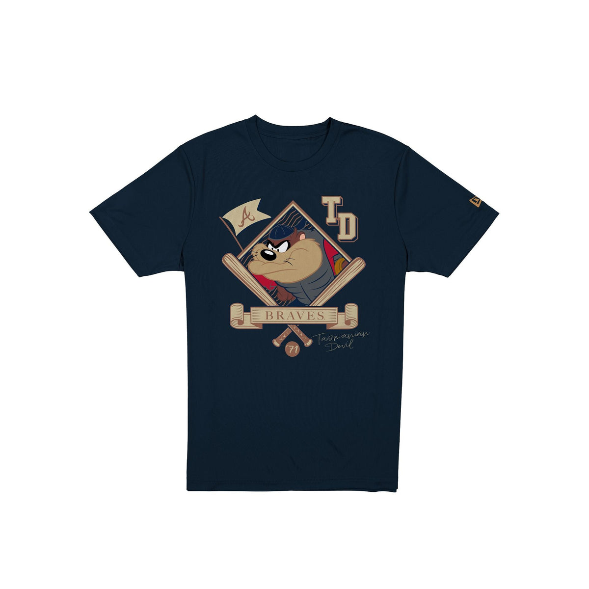 Atlanta Braves Tasmanian Devil Catcher T-Shirt