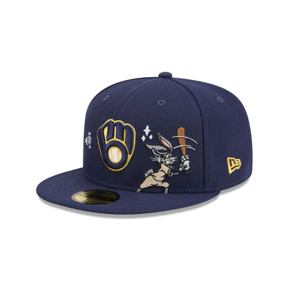 Milwaukee Brewers Bugs Bunny Swing 59FIFTY Fitted Hat