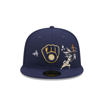 Milwaukee Brewers Bugs Bunny Swing 59FIFTY Fitted Hat
