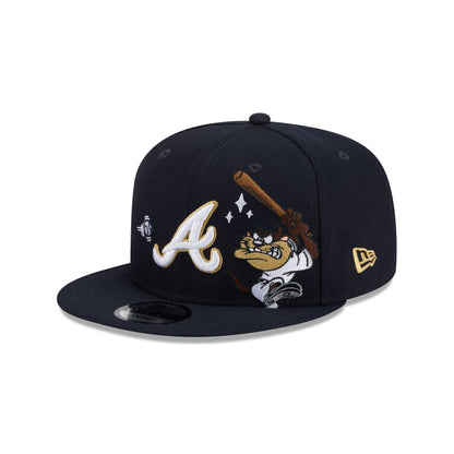 Atlanta Braves Tasmanian Devil Swing 9FIFTY Snapback Hat