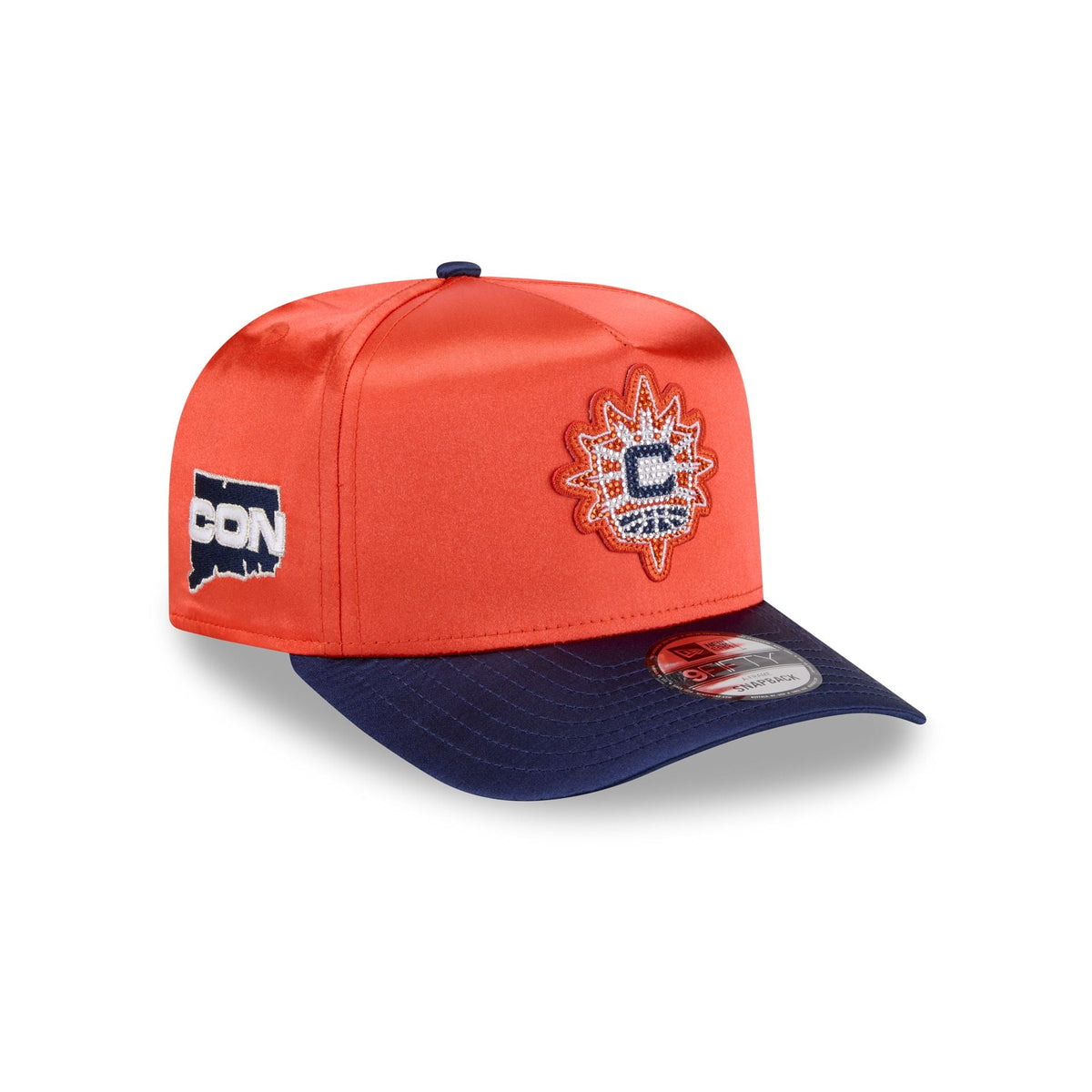 Connecticut Sun 2026 Draft Satin 9FIFTY A-Frame Snapback Hat