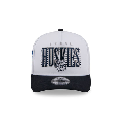 Connecticut Huskies March Madness College Vault White 9FIFTY A-Frame Snapback Hat