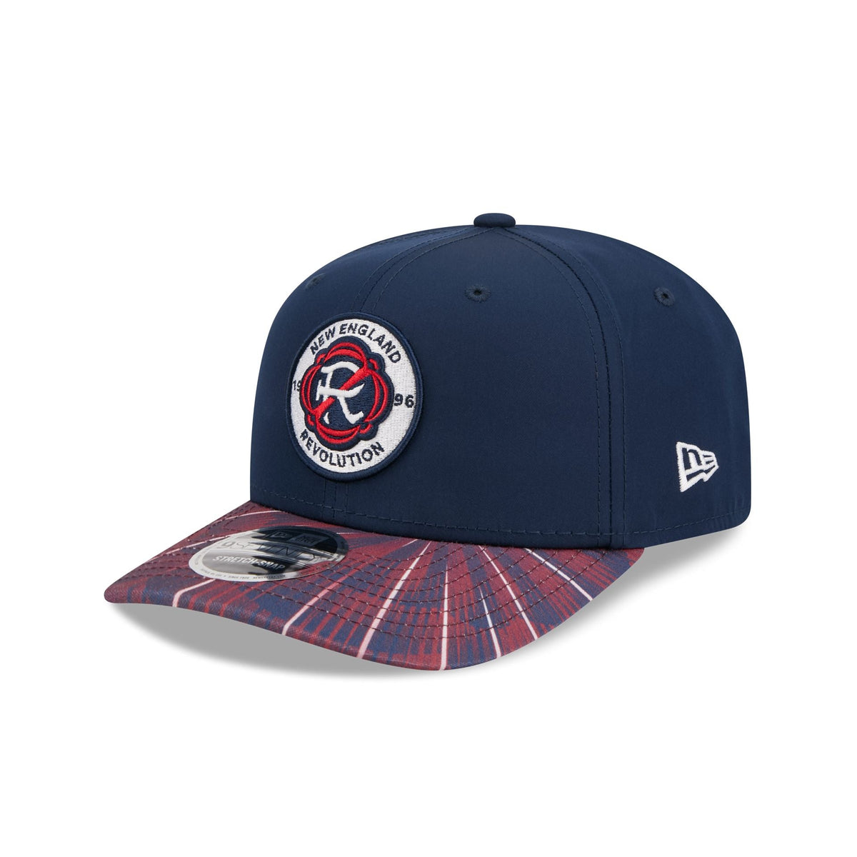 New England Revolution 2026 Jersey Hook 9SEVENTY Stretch-Snap Hat