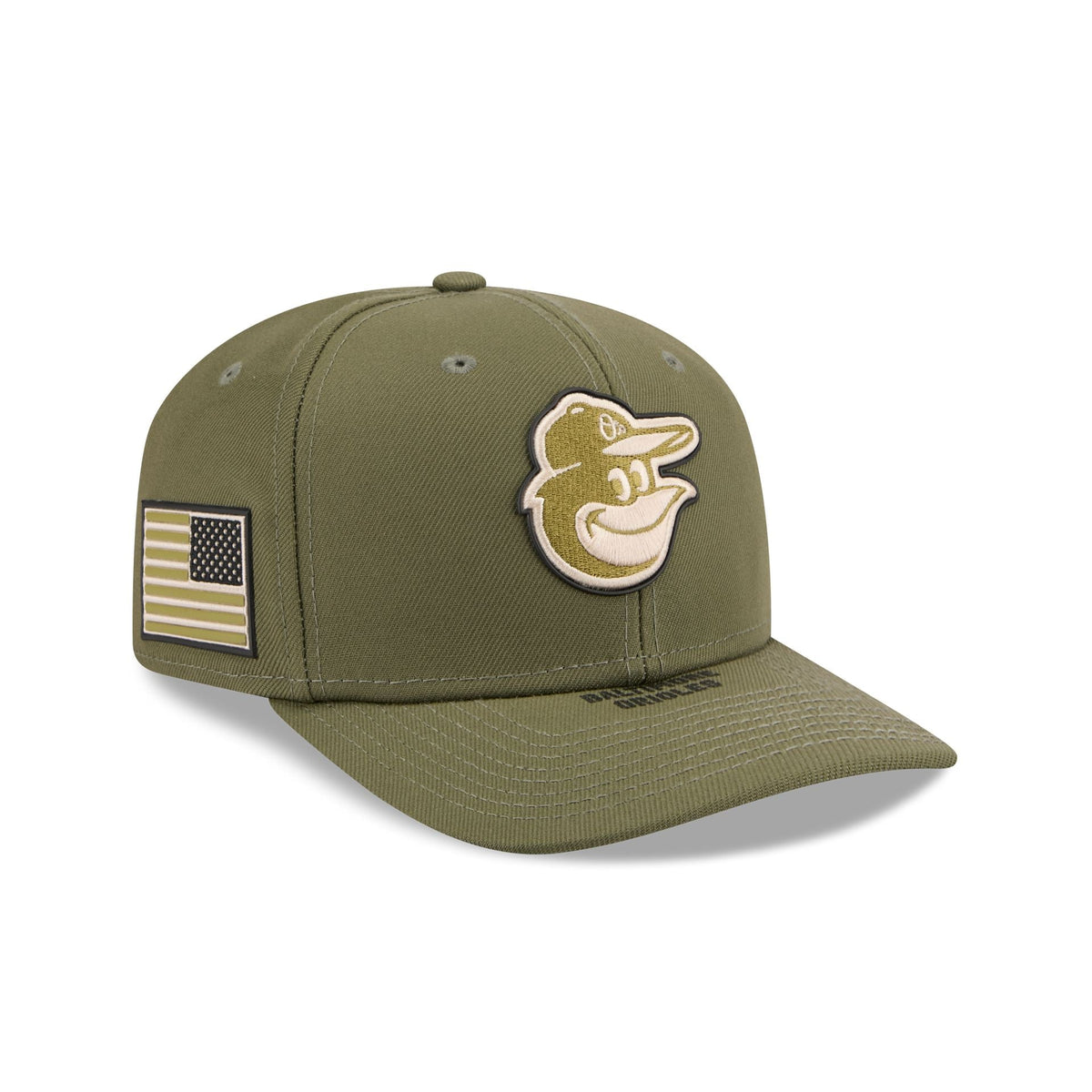 Baltimore Orioles Armed Forces Day 2026 9SEVENTY Stretch-Snap Hat