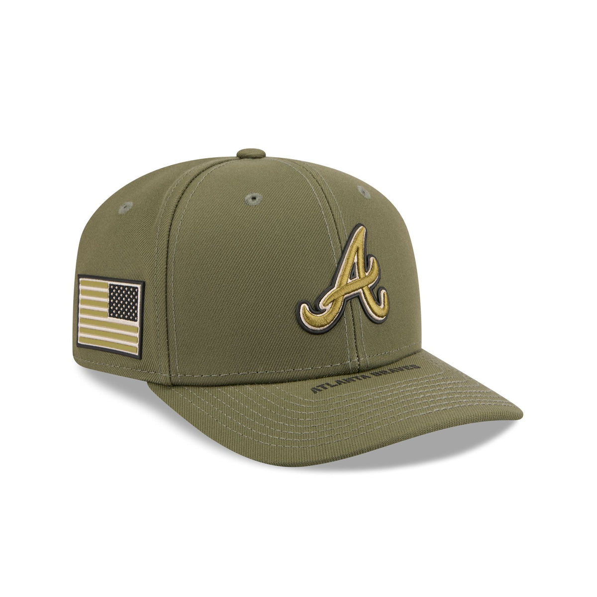 Atlanta Braves Armed Forces Day 2026 9SEVENTY Stretch-Snap Hat