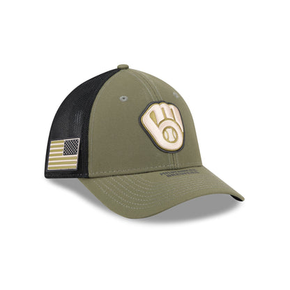 Milwaukee Brewers Armed Forces Day 2026 39THIRTY M-Crown Stretch Fit Hat