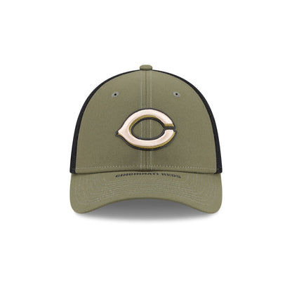 Cincinnati Reds Armed Forces Day 2026 39THIRTY M-Crown Stretch Fit Hat