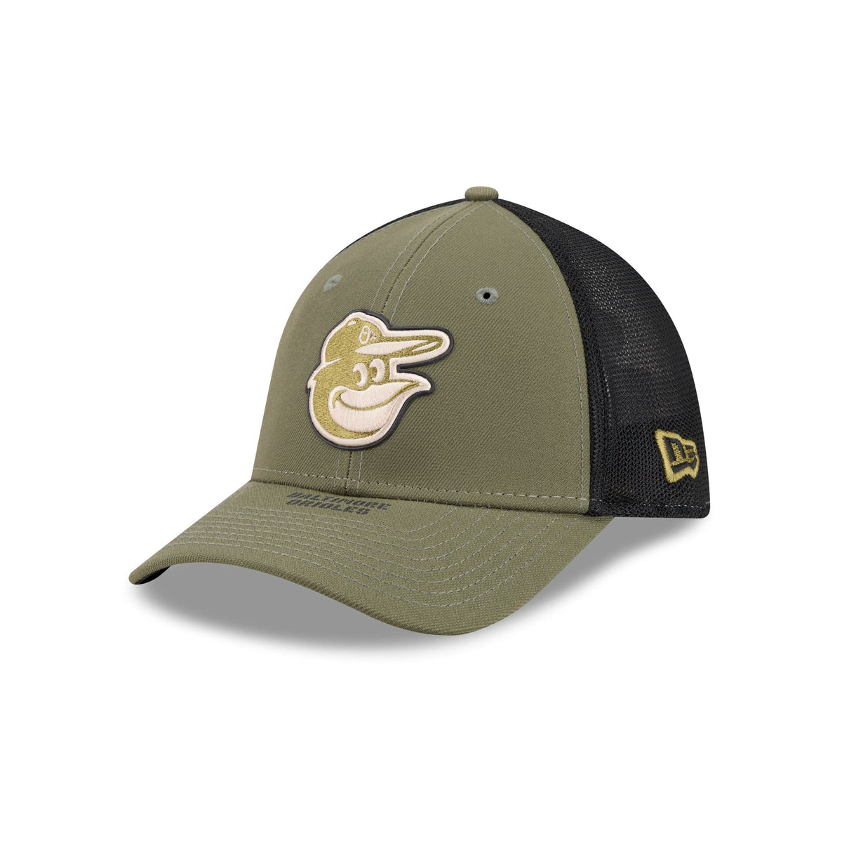 Baltimore Orioles Armed Forces Day 2026 39THIRTY M-Crown Stretch Fit Hat