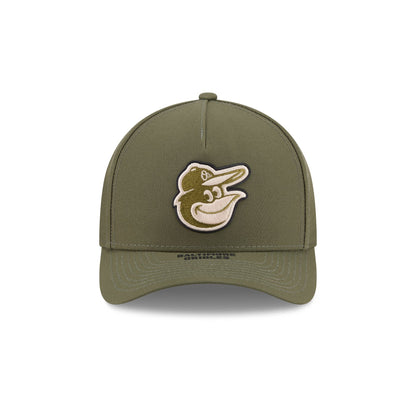 Baltimore Orioles Armed Forces Day 2026 9FORTY M-Crown A-Frame Snapback Hat