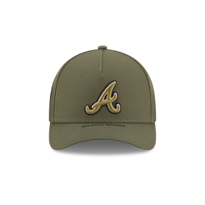 Atlanta Braves Armed Forces Day 2026 9FORTY M-Crown A-Frame Snapback Hat