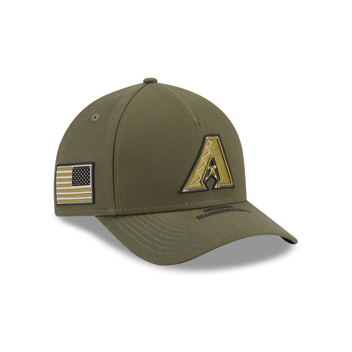 Arizona Diamondbacks Armed Forces Day 2026 9FORTY M-Crown A-Frame Snapback Hat