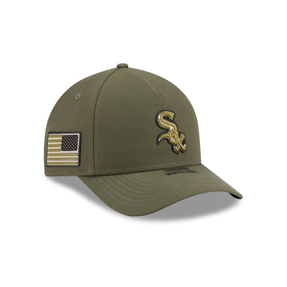 Chicago White Sox Armed Forces Day 2026 9FORTY M-Crown A-Frame Snapback Hat