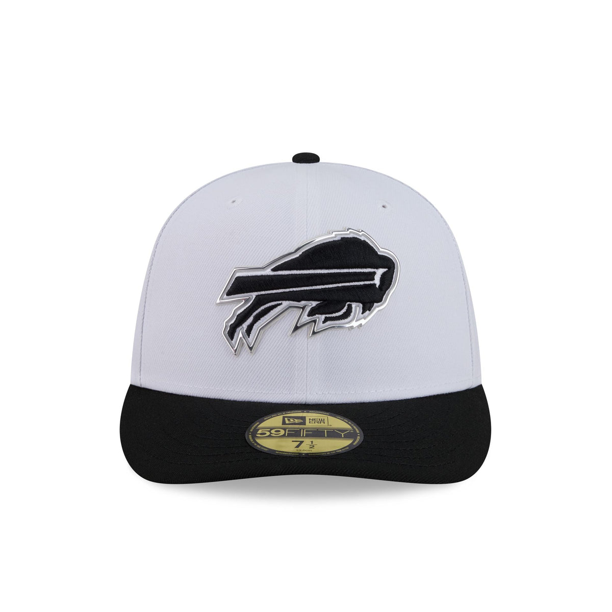 Buffalo Bills 2026 Draft Black and White 59FIFTY Fitted Hat