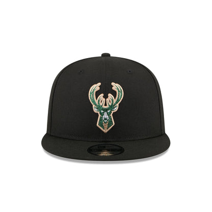 Milwaukee Bucks 2026 Draft Black 9FIFTY Snapback Hat