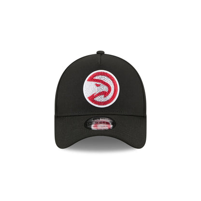 Atlanta Hawks 2026 Draft Black 9FORTY A-Frame Snapback Hat