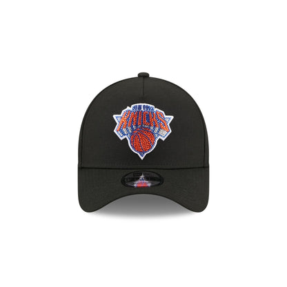 New York Knicks 2026 Draft Black 9FORTY A-Frame Snapback Hat