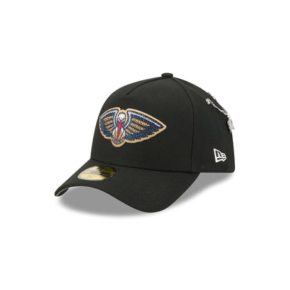 New Orleans Pelicans 2026 Draft Black 59FORTY A-Frame Fitted Hat