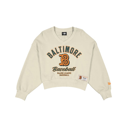 Baltimore Orioles 2026 City Connect Women's Cropped Crewneck