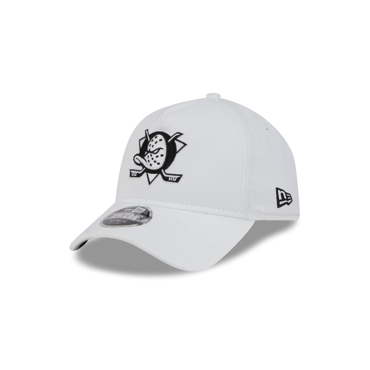 Anaheim Ducks White 9FORTY APEX Snapback Hat