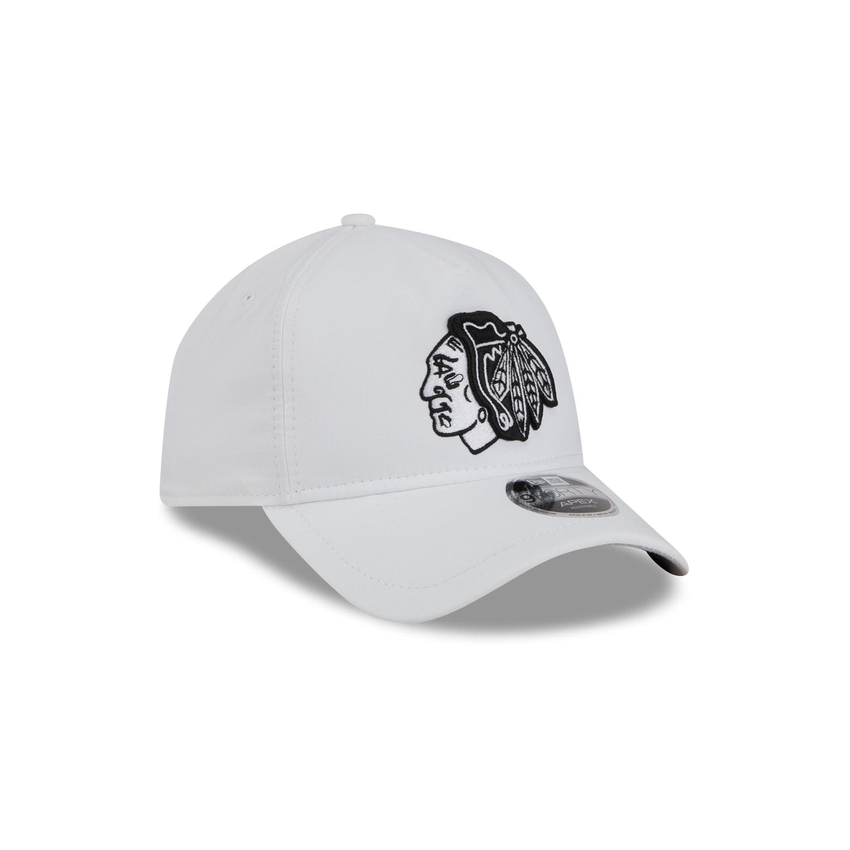 Chicago Blackhawks White 9FORTY APEX Snapback Hat