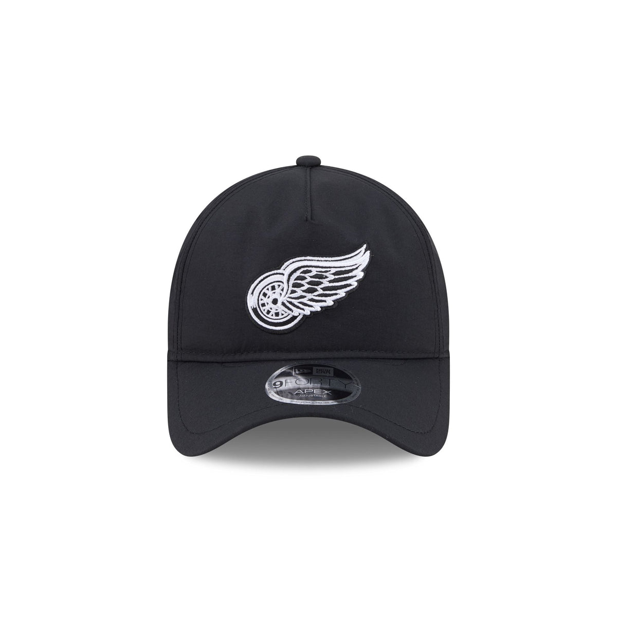 Detroit Red Wings Black 9FORTY APEX Snapback Hat