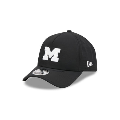Michigan Wolverines Black 9FORTY APEX Snapback Hat