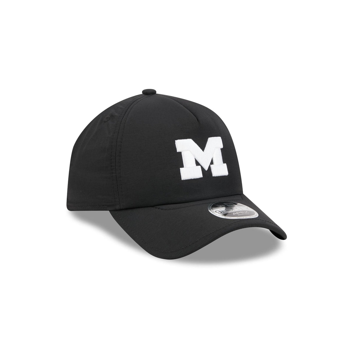 Michigan Wolverines Black 9FORTY APEX Snapback Hat