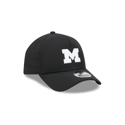 Michigan Wolverines Black 9FORTY APEX Snapback Hat