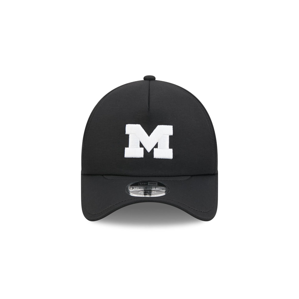Michigan Wolverines Black 9FORTY APEX Snapback Hat