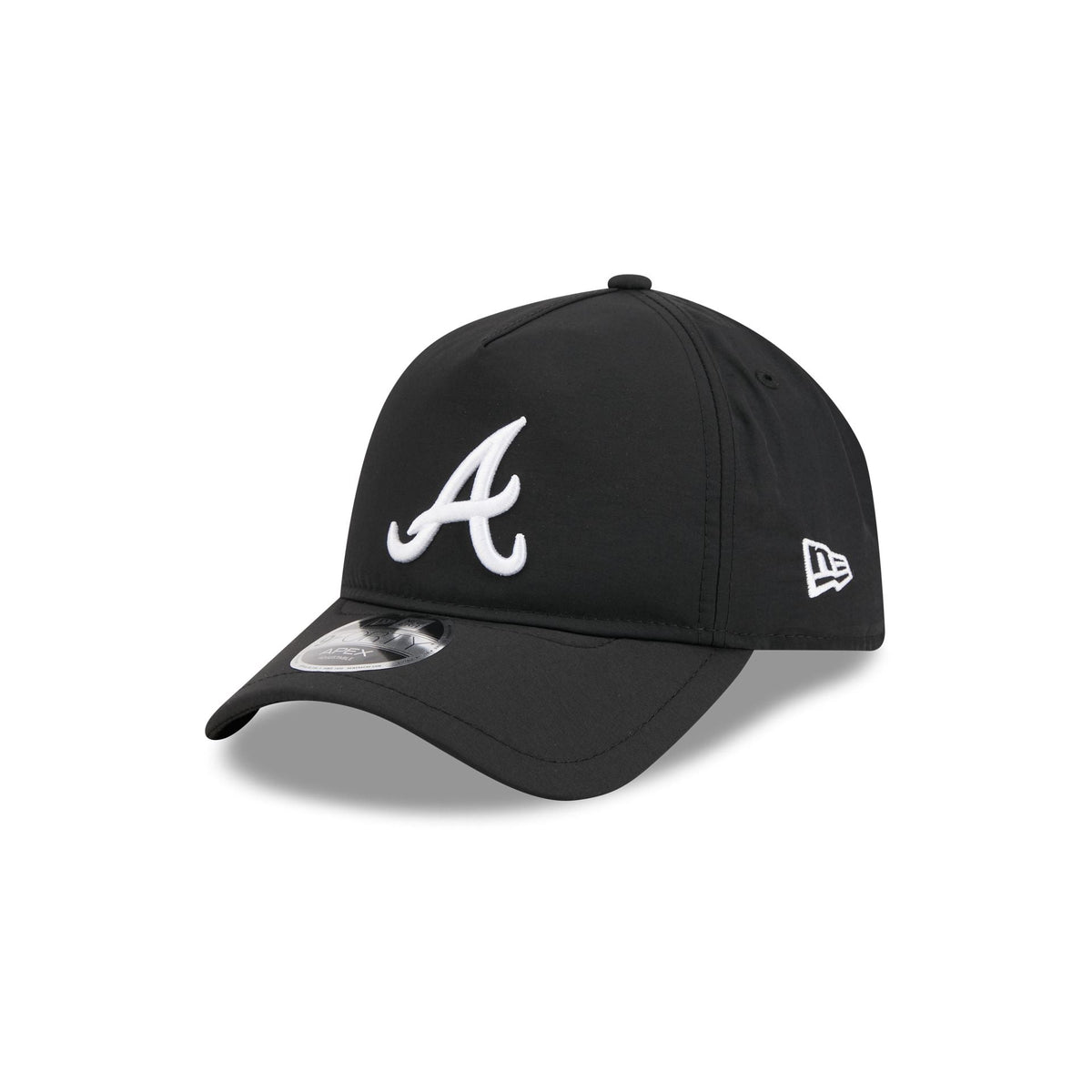 Atlanta Braves Black 9FORTY APEX Snapback Hat