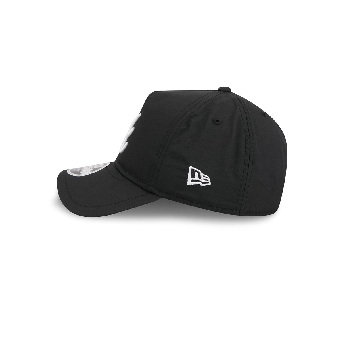 Atlanta Braves Black 9FORTY APEX Snapback Hat
