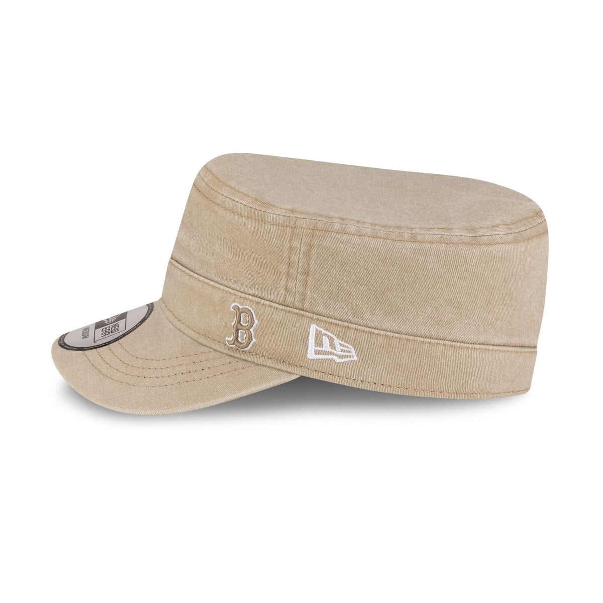 Boston Red Sox Pigment Dye Khaki Military Cap
