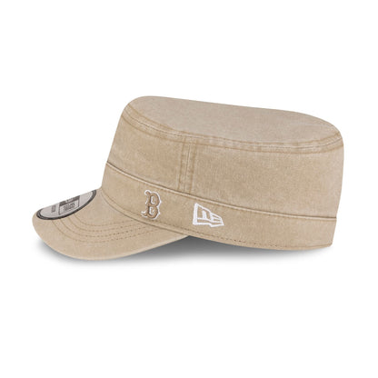 Boston Red Sox Pigment Dye Khaki Military Cap