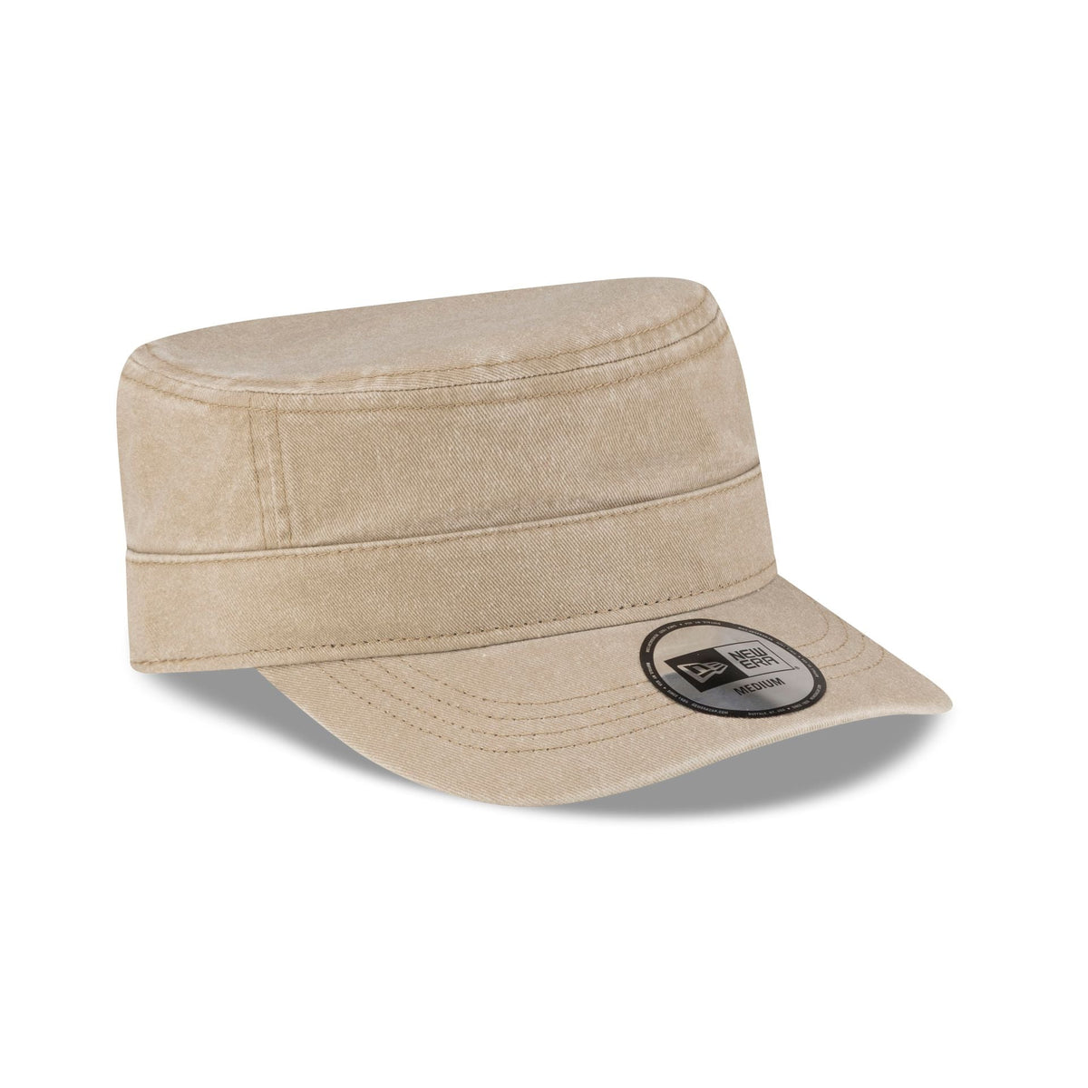 Atlanta Braves Pigment Dye Khaki Military Cap