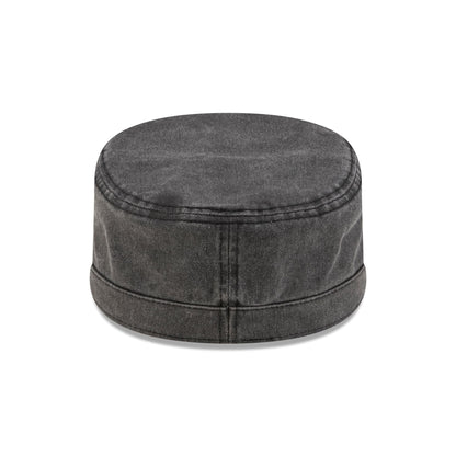 Atlanta Braves Pigment Dye Black Military Cap
