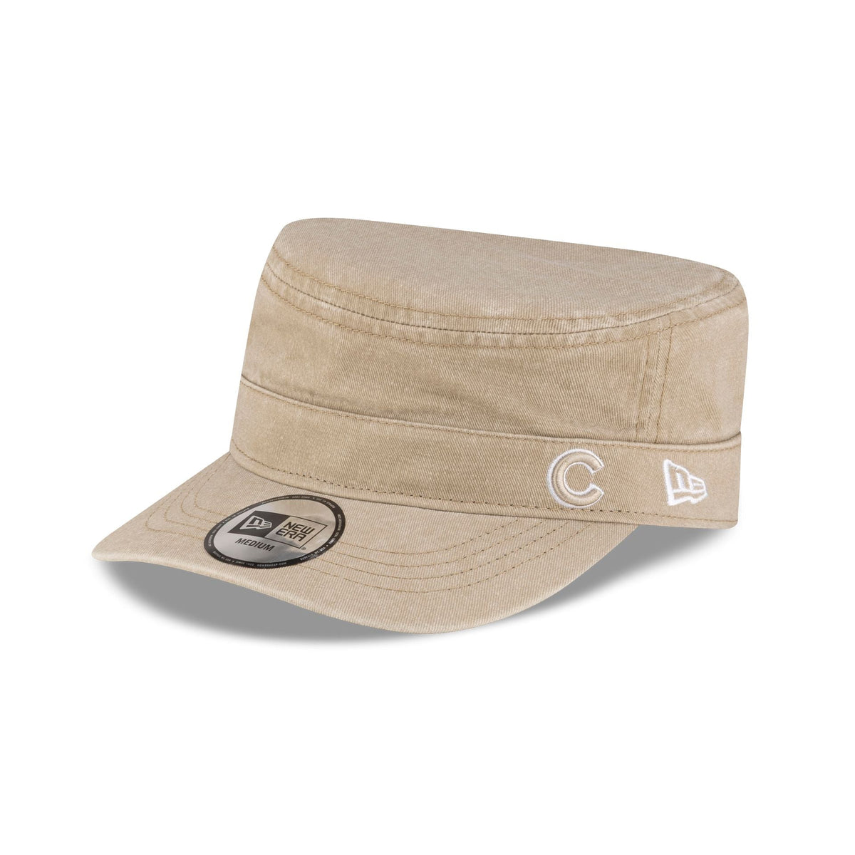 Chicago Cubs Pigment Dye Khaki Military Cap