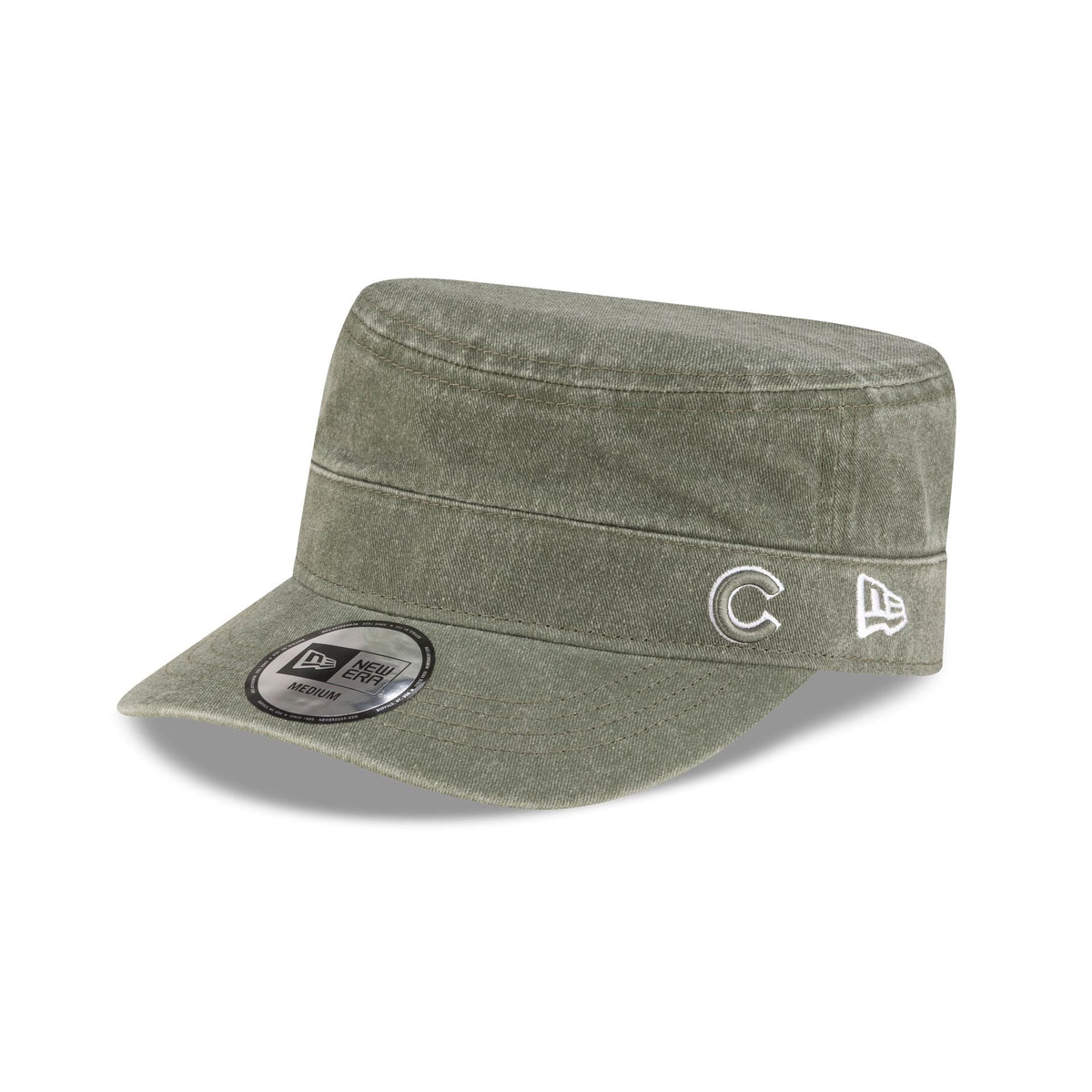 Chicago Cubs Pigment Dye Olive Military Cap